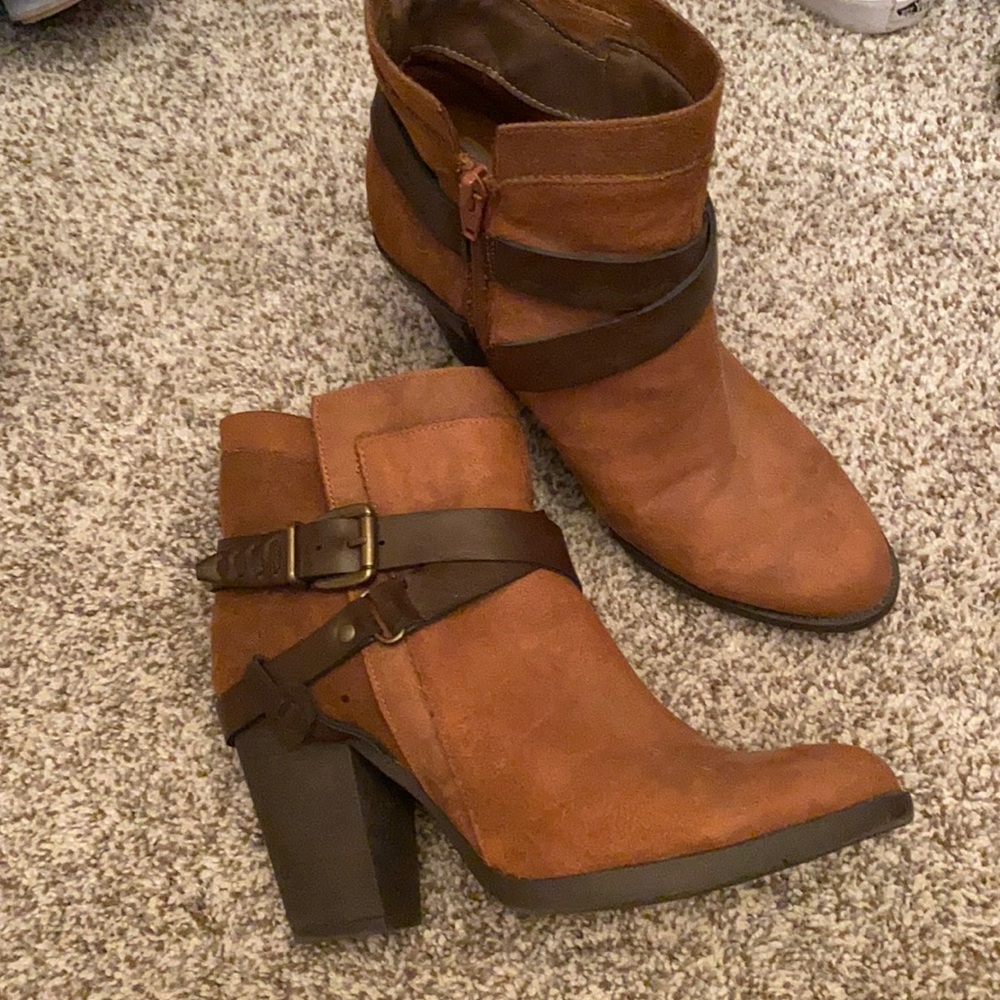 Brown Ankle Booties